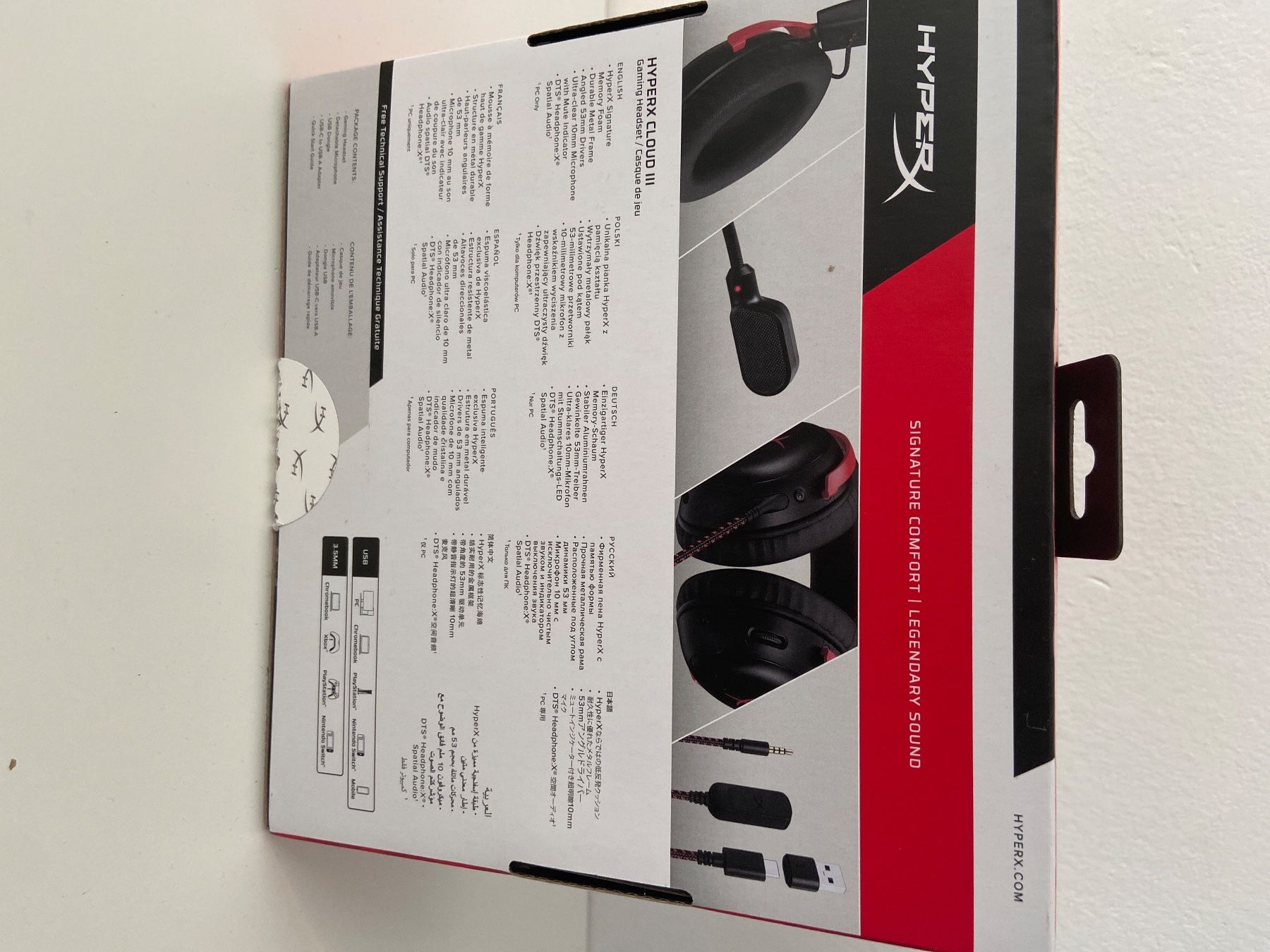 Hyperx Cuffie: HyperX Cloud III Gaming Headset – Nuovo (secondo la descrizione) da Pratteln venduto da Omega102 2