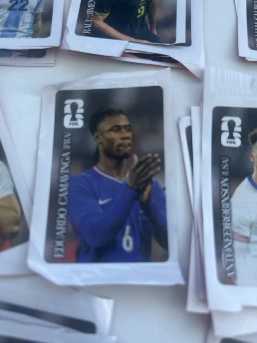 Panini Carte collezionabili: Camavinga FRA Coca Cola Sticker – Nuovo e nell'imballaggio originale da Binningen venduto da Christine08