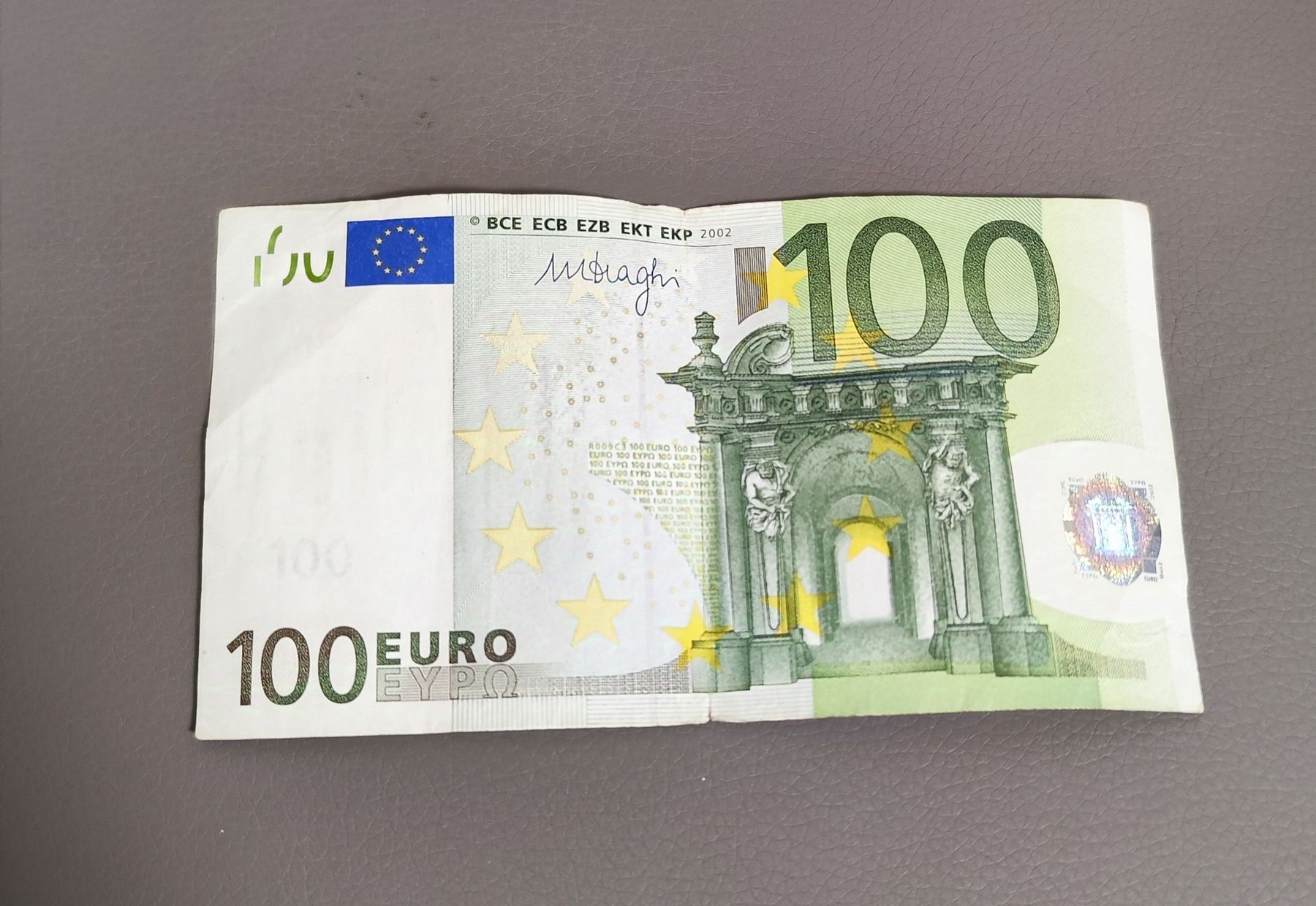 Banconote: 100 Euro € Banknote 2002 – Usato da Zürich venduto da turbopuz