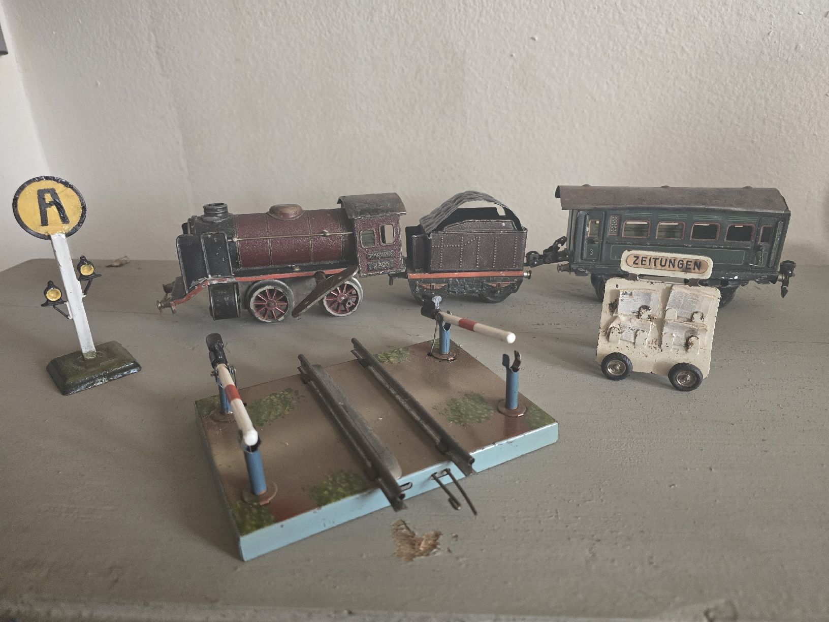 Märklin Modellini di ferrovie: antike Märklin Spur 0 Bahn – Usato da Biel/Bienne venduto da alexriveros2 8