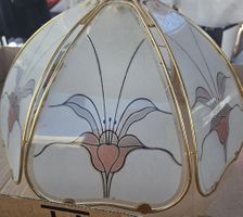 Lampenschirm Glas floral Grösse M