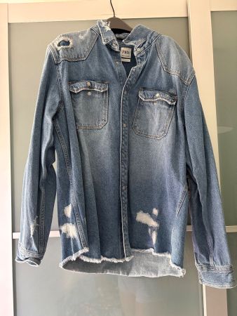 ZARA Denim Shirt/Jacket - Size XL
