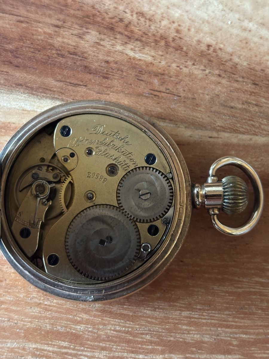 Glashütte Uhren: Glashütte Taschenuhr – Gebraucht aus Rüti b. Büren von CenicAG 9
