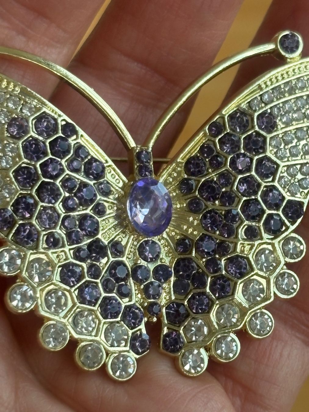 Broschen & Nadeln: Luxus Elegante  Brosche Farbe: Gold – Neu (gemäss Beschreibung) aus Biel-Bienne von Roserosse13 5