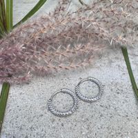 Schlichte, wunderschöne 925 Silber Creolen