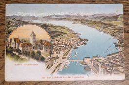 Zürich, im Kreis Landesmuseum 1907, n. Niederwangen
