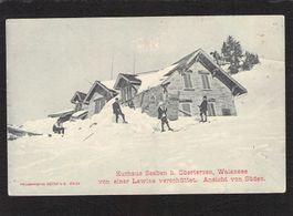 Oberterzen SG , Kurhaus Seeben , Lawinenunglück 1912