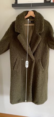 Teddy Mantel von Zara zu verkaufen (Oversize)