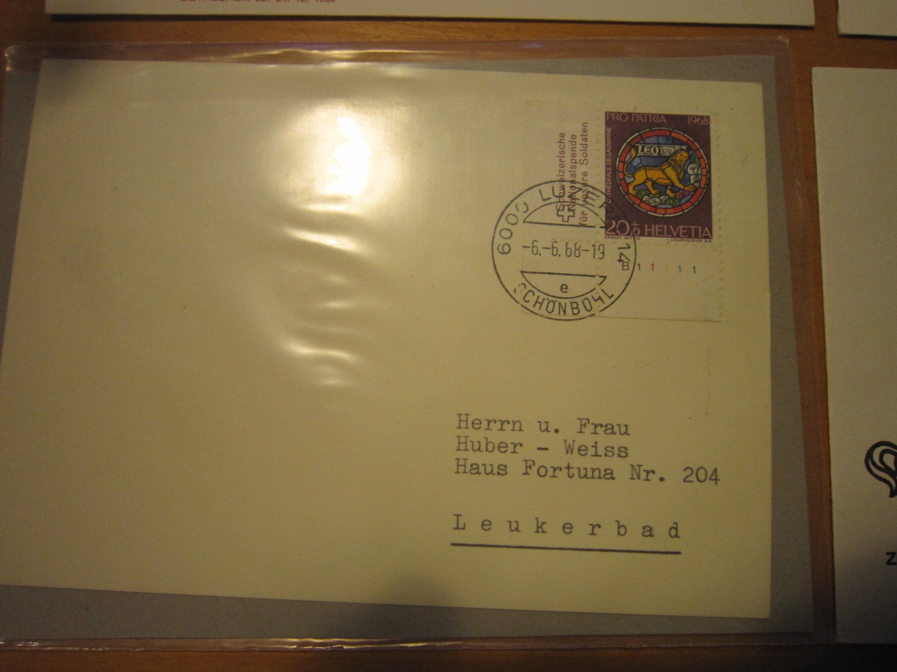 Tutti i francobolli: PP 1968 FDC und weitere Briefe – Usato da Gordola venduto da Polentaefung 6