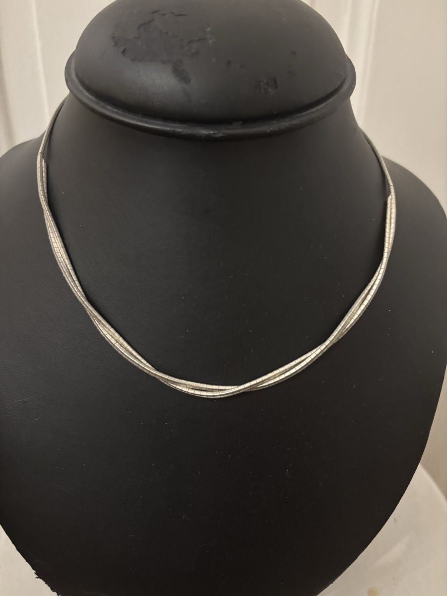 Catenine: Joli collier en argent 925 Italie – Usato da Genève venduto da ati_tj8f
