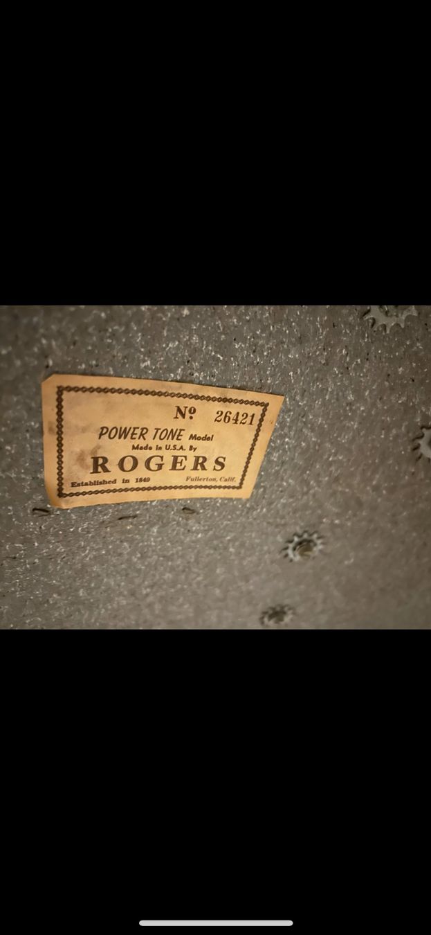Strumenti musicali: Rogers Powertone vintage – Usato da riehen venduto da Gilles98 1