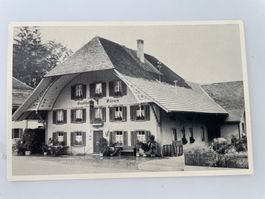 Alte Ansichtskarte Gasthof zum Bären Eriswil Kt. Bern