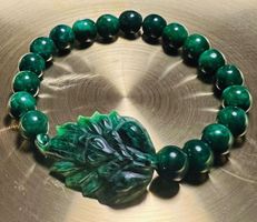 Jade Armband aus JADE mit Fuchs 🦊