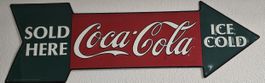 Pancarte Coca-Cola vintage Ice Cold