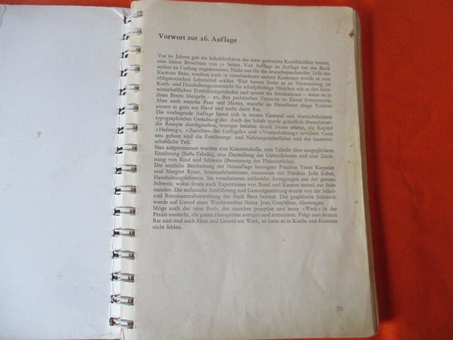 Livres: Kochbuch Bern 60er Jahre – D'occasion à Birsfelden par alles-muss-raus 1