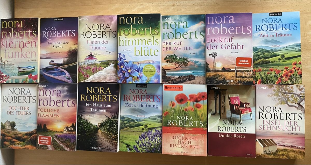 Libri: 14 Bücher/Romane von Nora Roberts – Usato da Schwarzenburg venduto da Michellu 2