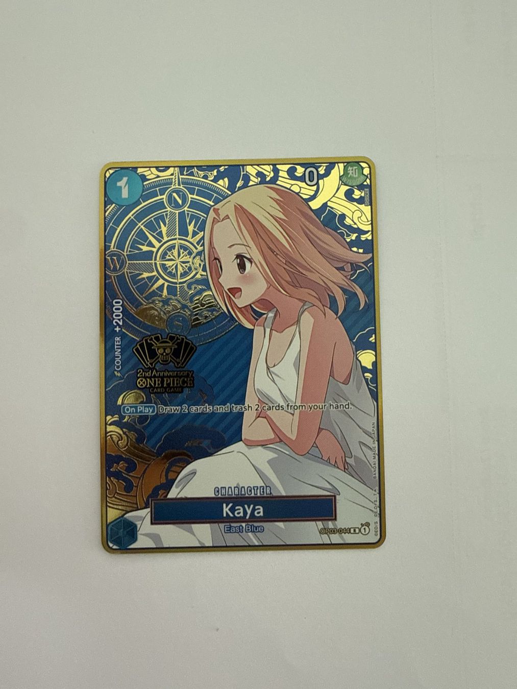 Bandai Carte collezionabili: Kaya 2nd Anniversary OP03-044 – Nuovo (secondo la descrizione) da Urtenen-Schönbühl venduto da jul_c8v2