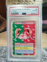 1997 Pokémon Topsun Krabby Blue Back PSA 6