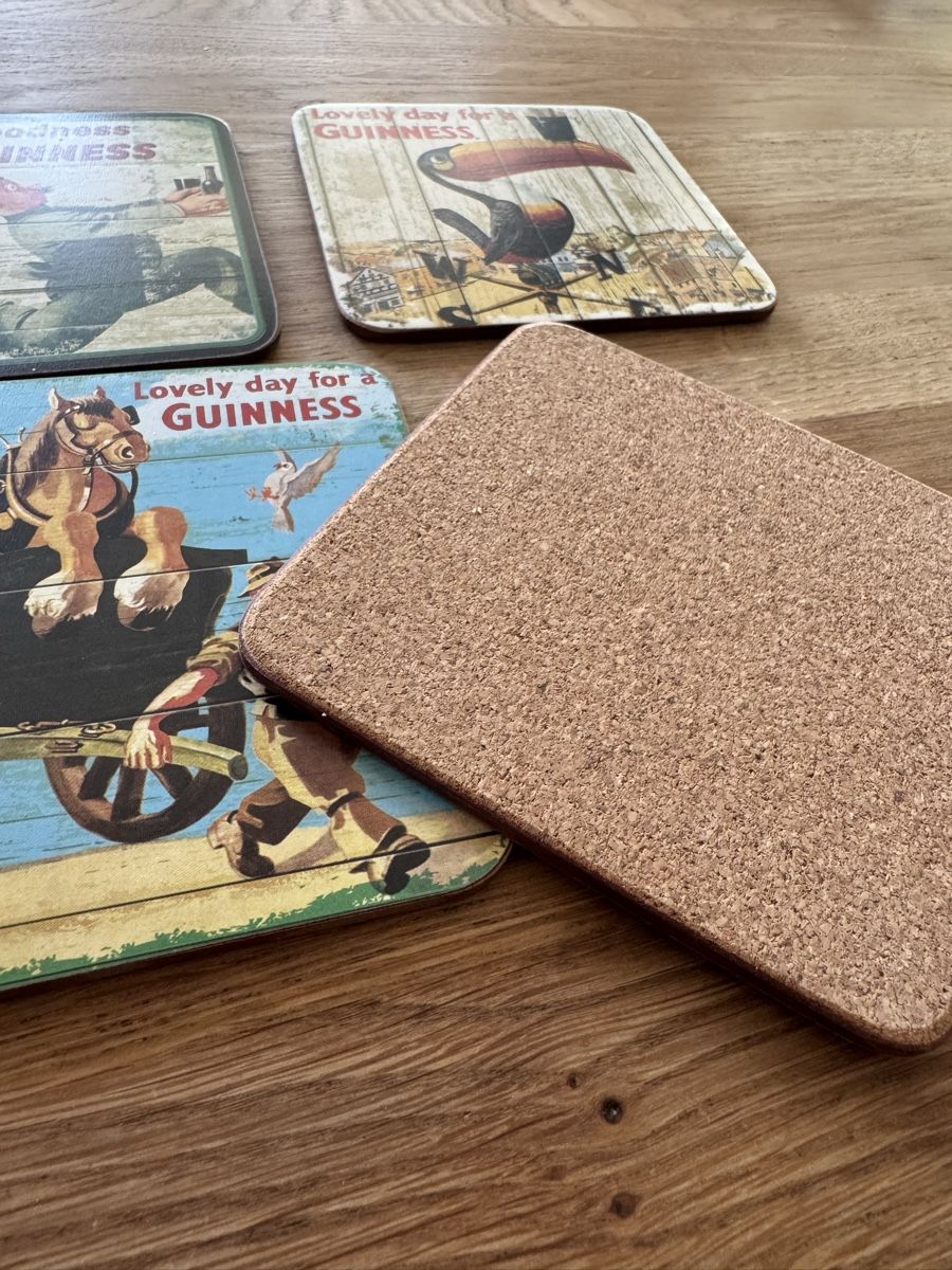 Guinness Sottobicchieri: 6 Bierdeckel Guinness Vintage Motiv – Nuovo (secondo la descrizione) da Jegenstorf venduto da Chante8 1