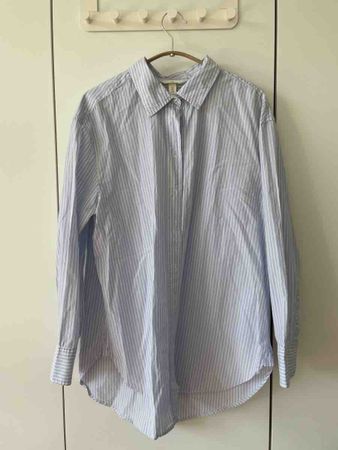 H&M Damen Hemd gestreift blau weiss Grösse S - oversized