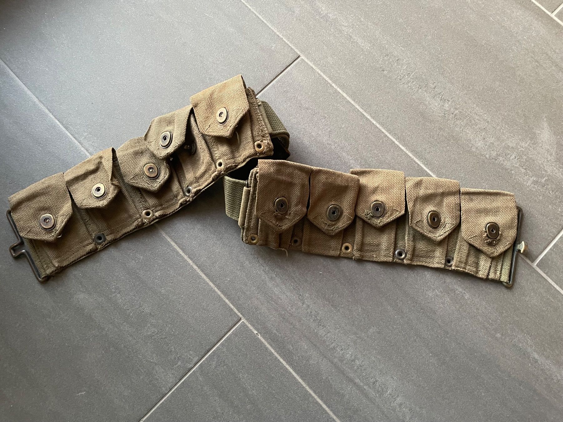 US Army Uniformi: Original us Army Springfield / Garand belt – Usato da Oberbütschel venduto da Woodie2005 1