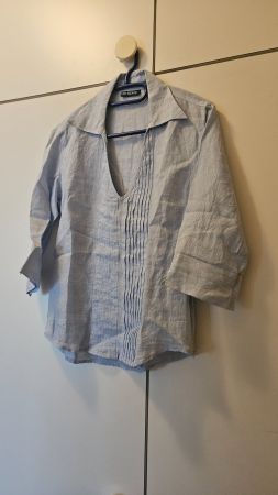 Camicetta lino azzurro tg.S McKenzy