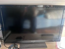 Panasonic Fernseher schwarz gebrauchter Zustand