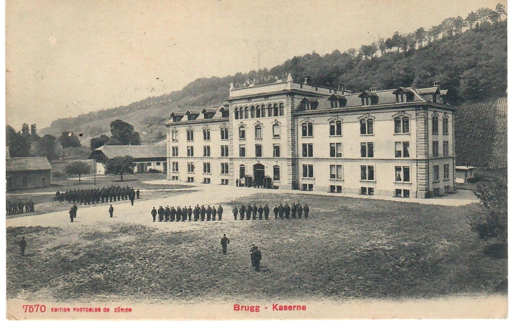 Cartoline postali: Brugg - Kaserne – Usato da Zweisimmen venduto da jakobsweg