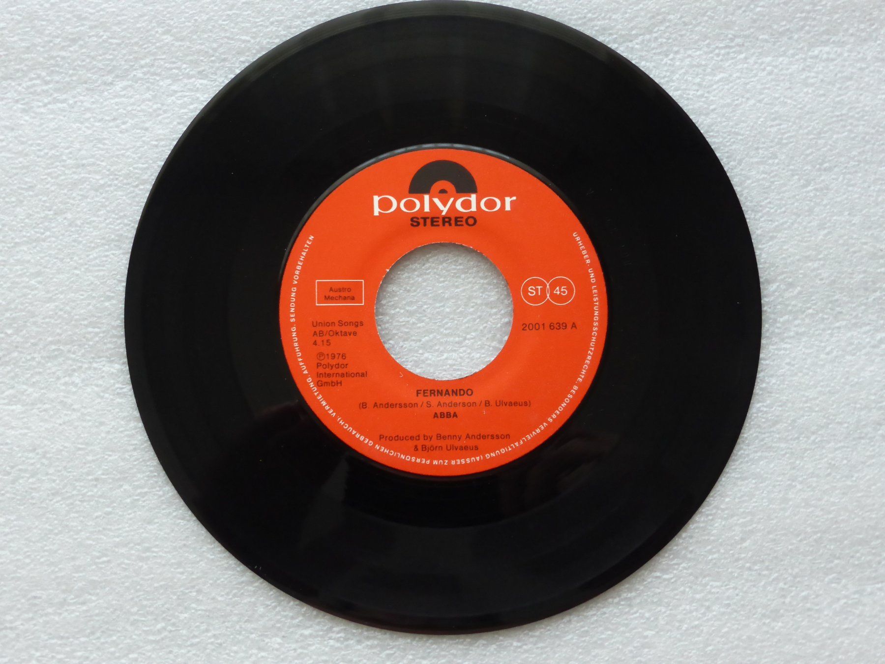 Dischi in vinile: Vinyl Single   ABBA – Usato da Küssnacht am Rigi venduto da Mondkinder 1