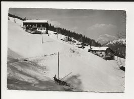 AK 1965 Tenna Ausserrberg im Winter ⛄