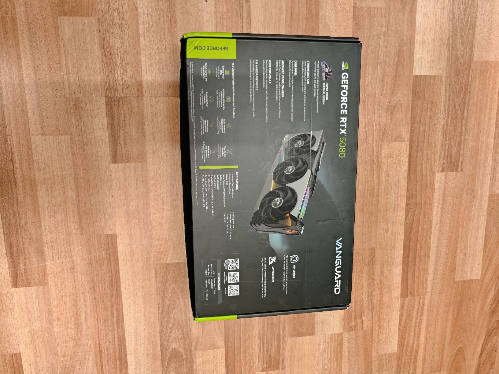 MSI Schede grafiche: MSI GeForce RTX 5080 VANGUARD SOC  – Nuovo e nell'imballaggio originale da Jonen venduto da 0Saphir0 4