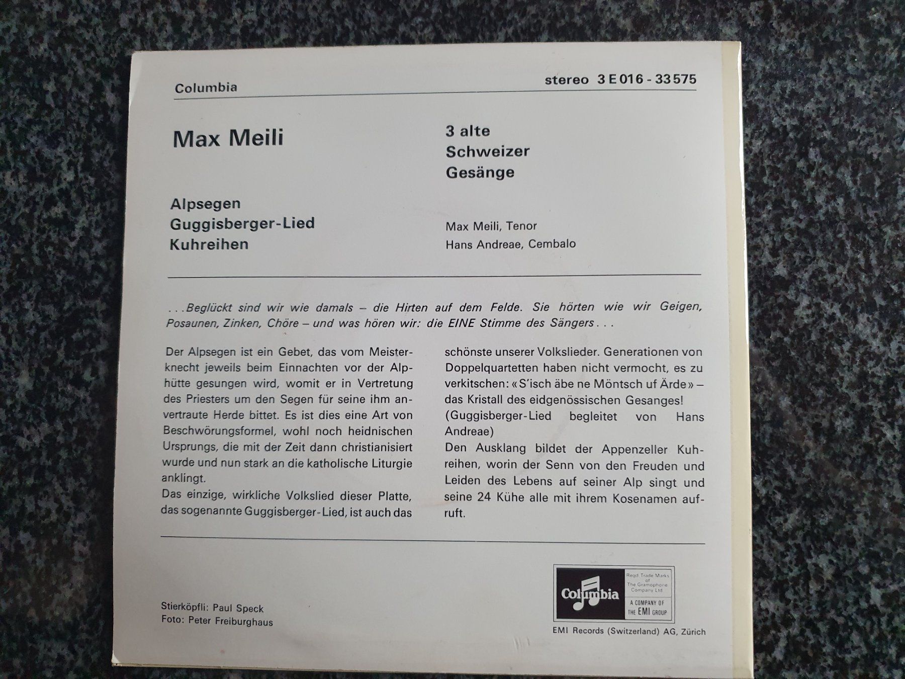 Dischi in vinile: Max Meili-Single – Usato da Grandval venduto da JeroenK 1