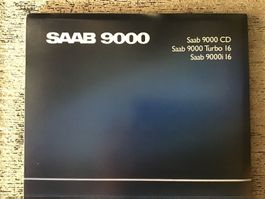 Saab 9000 Prospektmappe 70 Seiten 1988 Ausgabe 250175