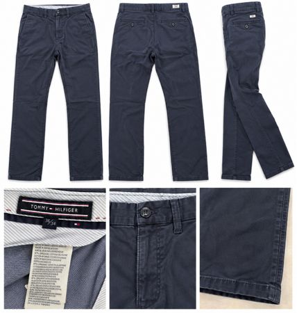 Tommy Hilfiger Chino Pants Navy Blue Size 36/34 Used