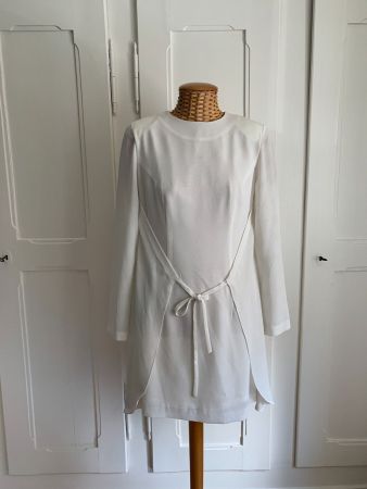LE-CA-WEAR - Vintage Kleid offweiss 38