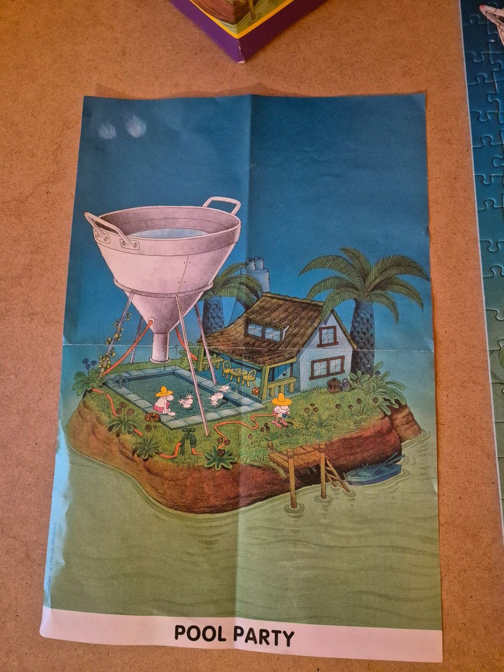 Heye Puzzle: Mordillo Puzzle "Pool Party" 500 Teile – Usato da Wernetshausen venduto da cmmj2022 4