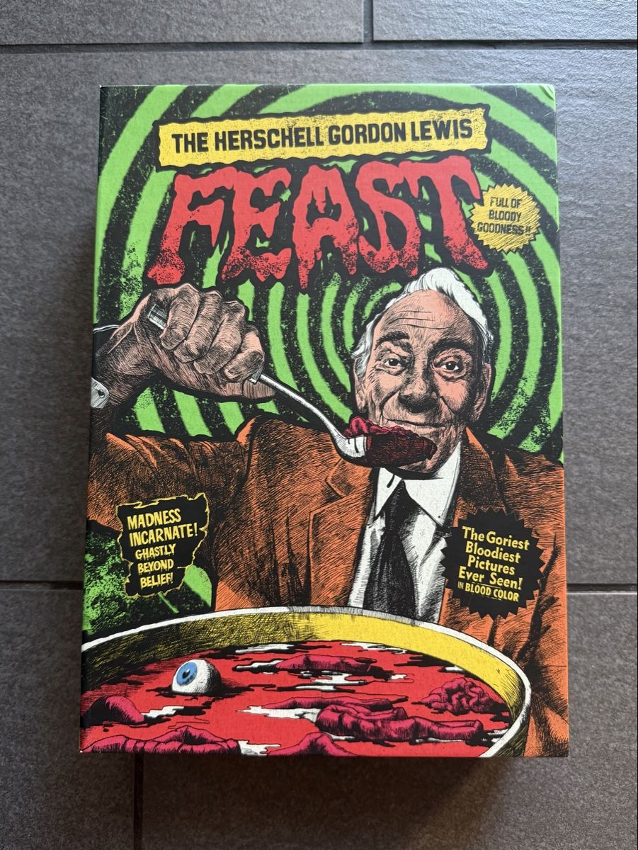 Tutti i DVDs: Herschell Gordon Lewis Feast Arrow Video Blu-ray Set – Usato da Zürich venduto da cENS0R