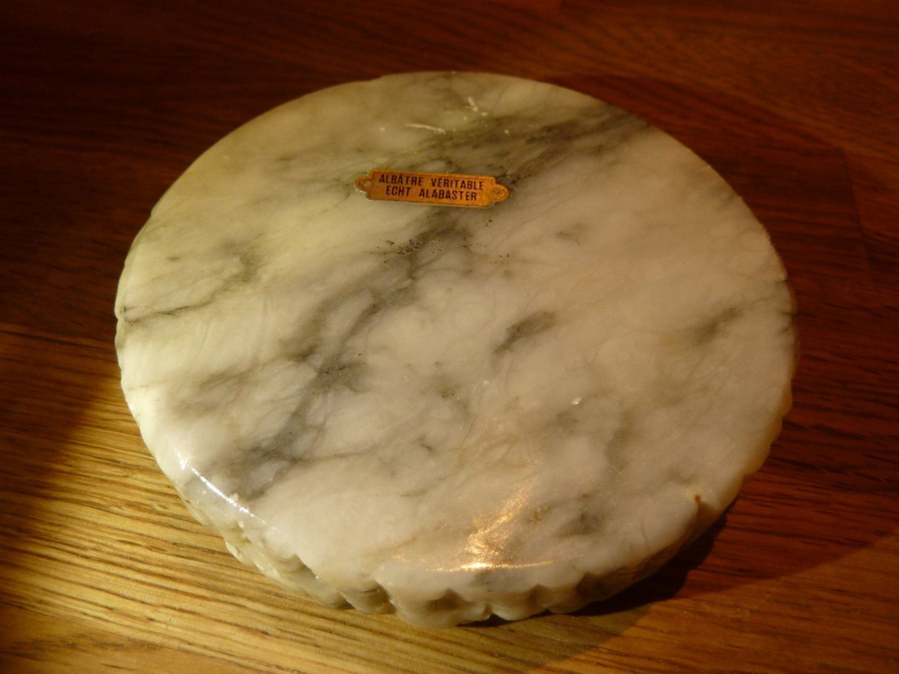 Portacenere: Aschenbecher vintage Echt  Alabaster – Usato da Hochfelden venduto da swissice 4