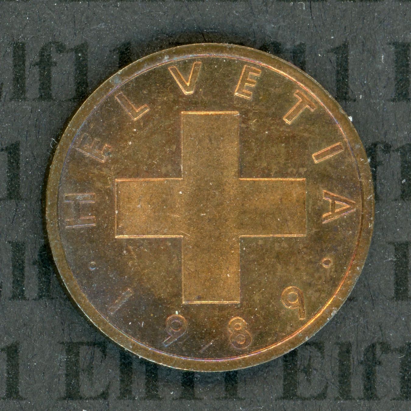 Alle Münzen: CHF___0.01 1989 -vz 1 Rappen – Gebraucht aus Widnau von Elf11