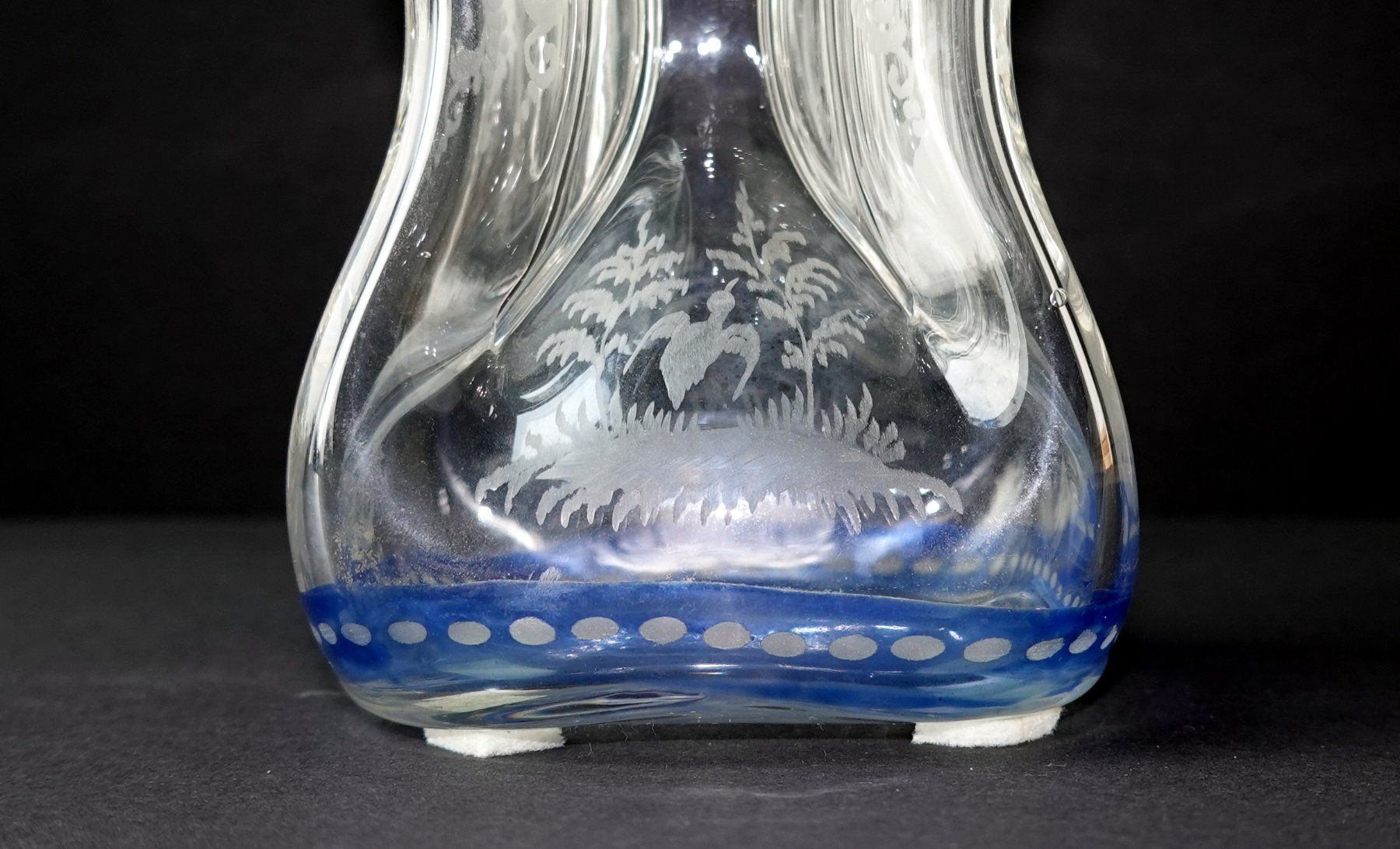Caraffe: Karaffe-Gluckerflasche Rarität – Usato da Brunnen venduto da brocundfloh 2