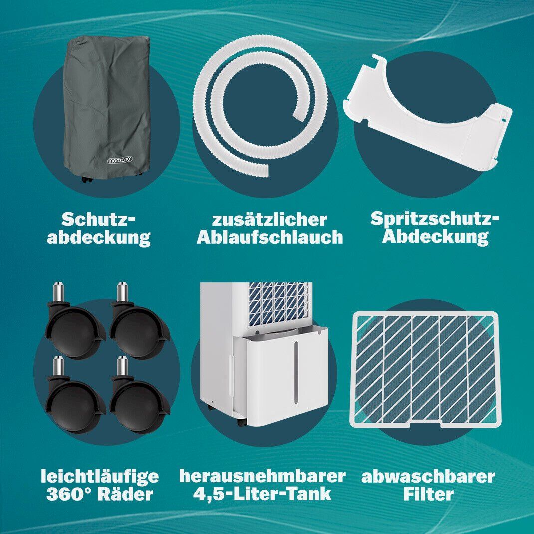 Deumidificatori: MONZANA Luftentfeuchter 20L – Nuovo e nell'imballaggio originale da Bottighofen venduto da zaap 8