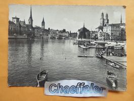 1950  270  Zürich  Blick von Quaibrücke auf