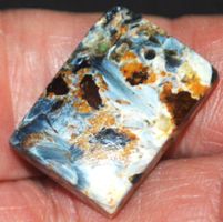 Anhänger gelocht L-7295 – Pietersit Cabochon 14.10 Karat ca.