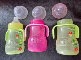 Lot de 3 gourdes de la marque mam