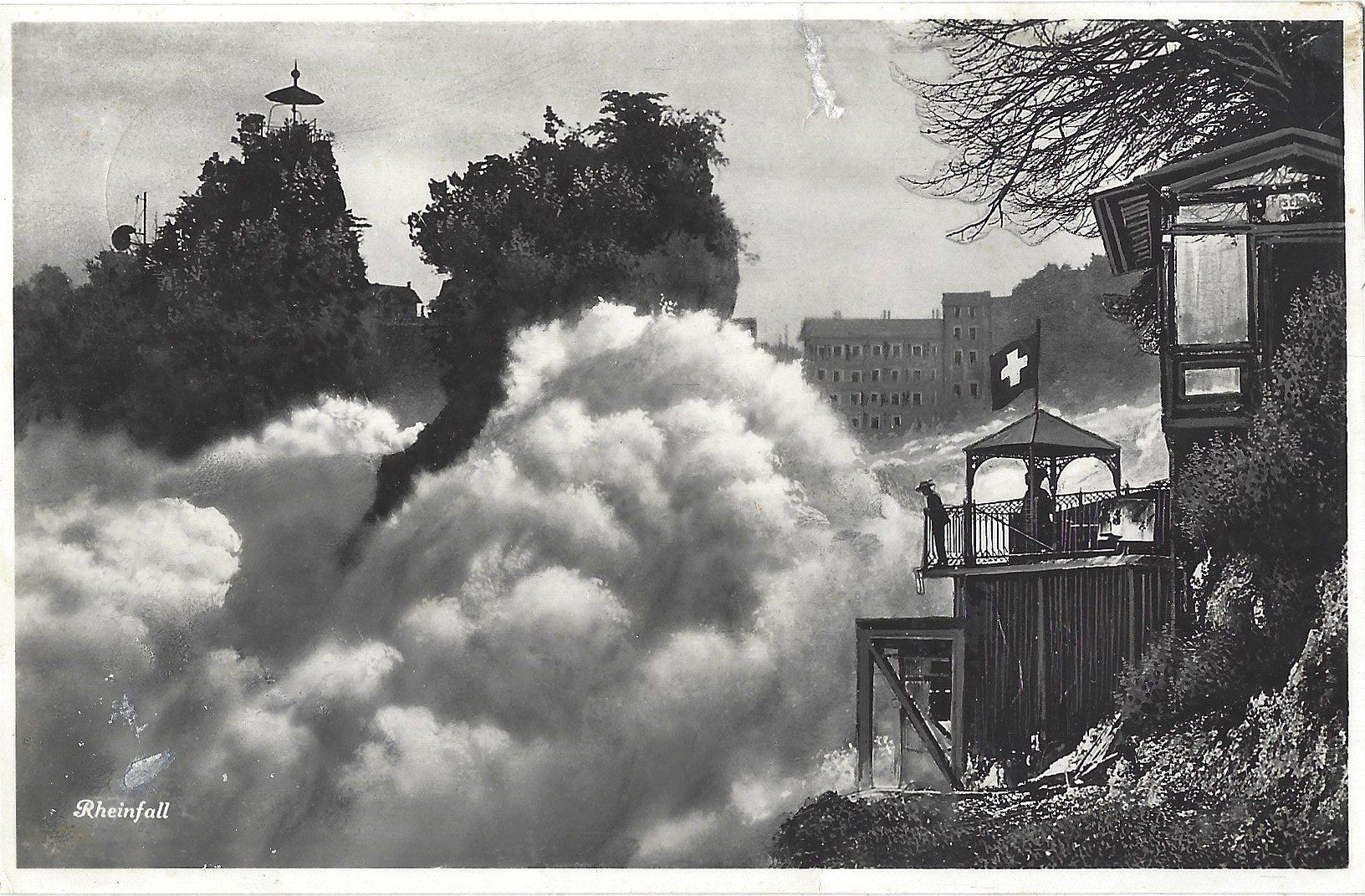 Ansichtskarten: Rheinfall – Gebraucht aus Bütschwil von Jackson1A