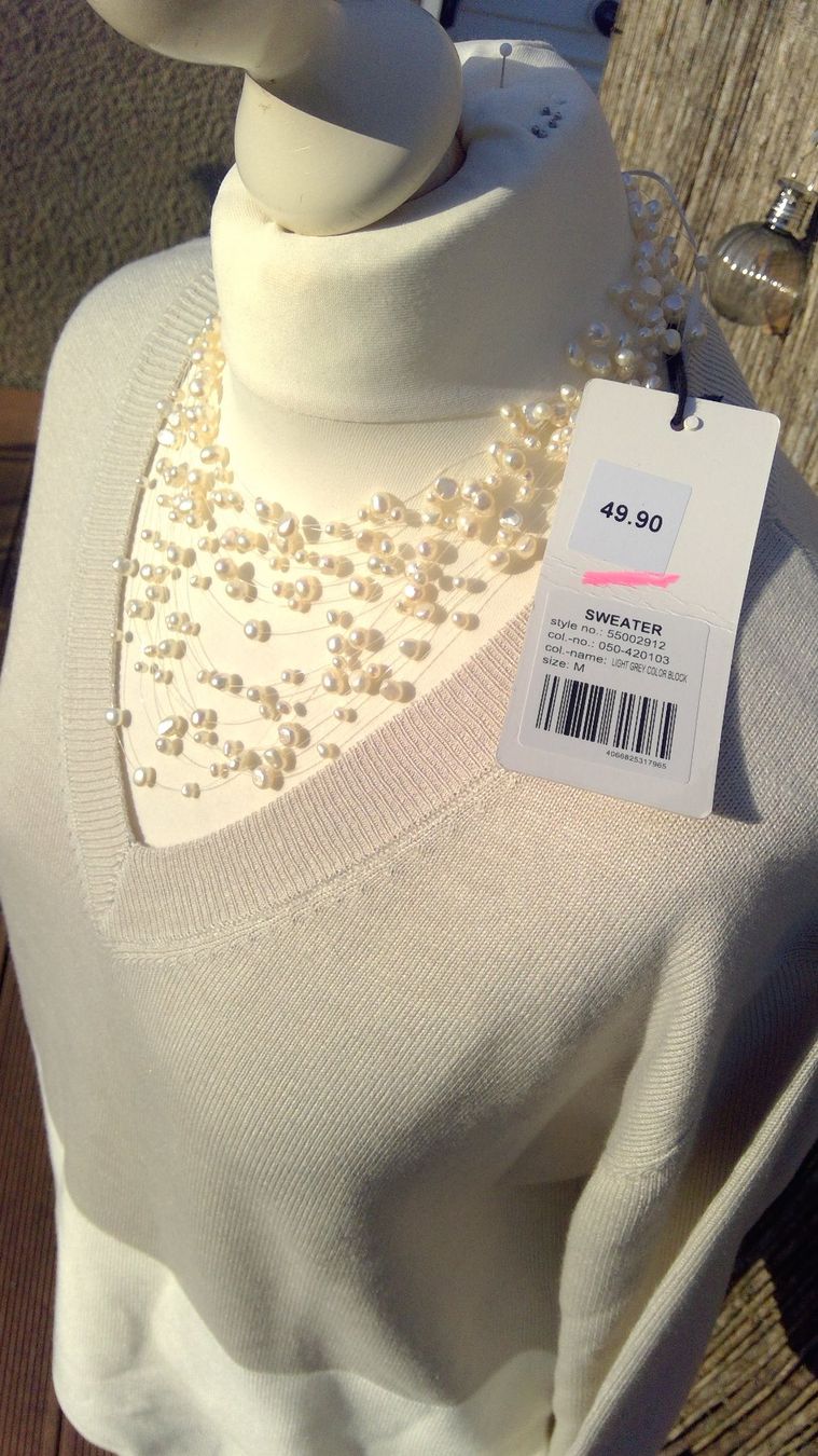 Maglioni & Felpe: Pullover écru & gris BROADWAY, taille M, NEUF Fr. 49.90 – Nuovo e nell'imballaggio originale da Agiez venduto da chouchanelle 5