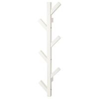 Wandgarderobe Holz weiss IKEA Tjusig