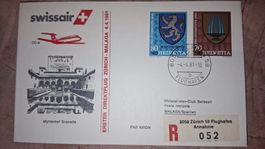 Swissair Zürich - Malaga 04.04.1981