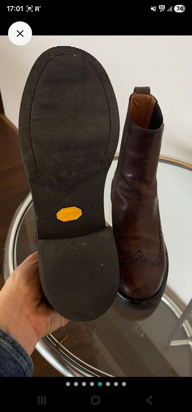 Scarpe da donna: Leder Braun Chelsea boots 39 – Nuovo (secondo la descrizione) da Mörel venduto da camasaro 3