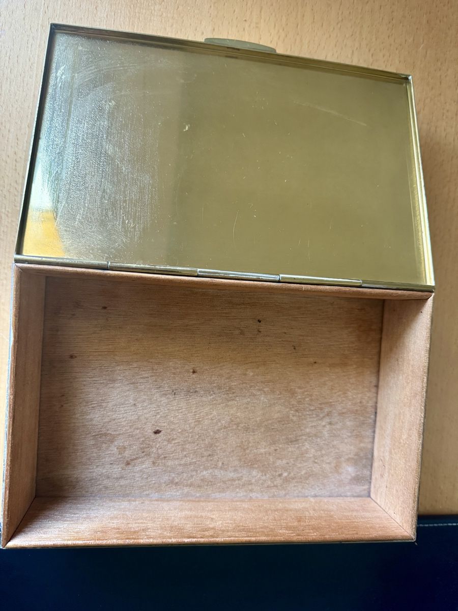 Barattoli: Messing Schmuckschatulle Antik Vintage Box – Usato da Zürich venduto da pilatus777 2